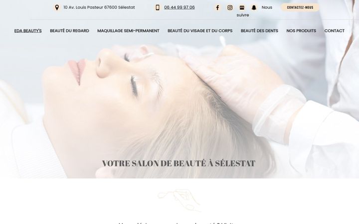 Snímek obrazovky edabeautys.fr
