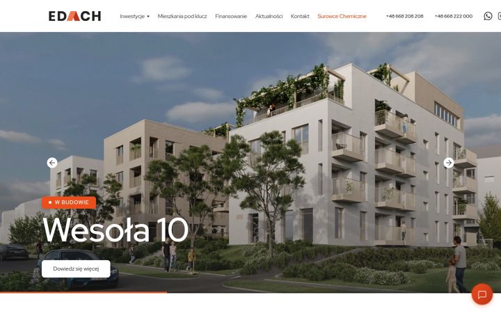 Screenshot of edach.eu