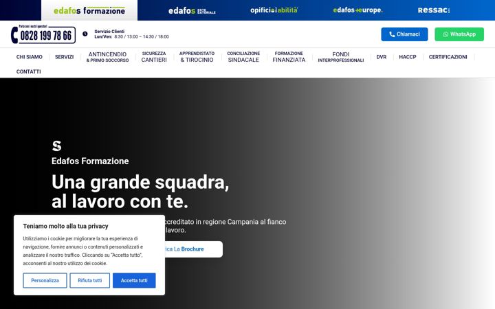 Screenshot of edafosformazione.it