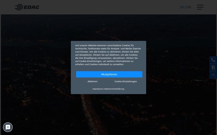 Snimka zaslona za edag-citybot.de