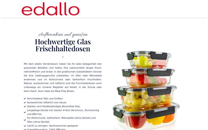 Screenshot of edallo.com