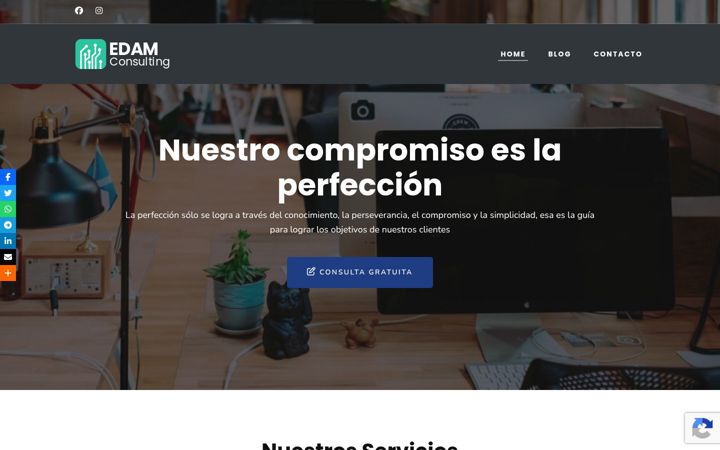 Screenshot of edamconsulting.com