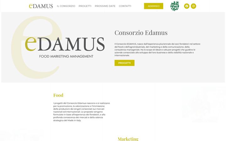 Screenshot of edamus.it