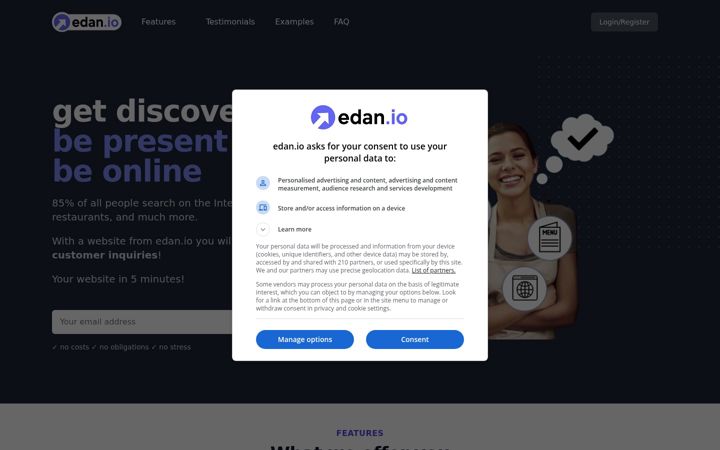 Ekrano kopija edan.io