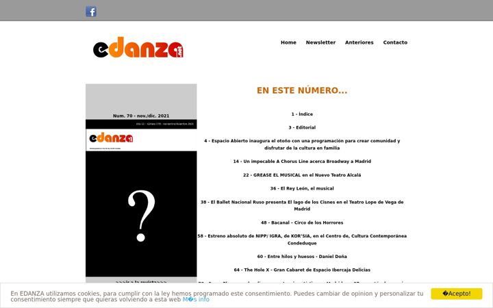 Ekrano kopija edanza.net