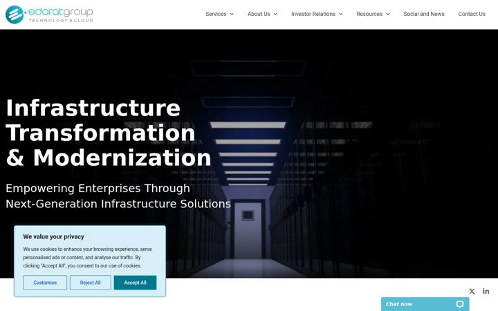 Screenshot of edaratgroup.com