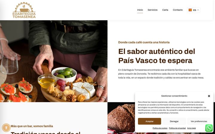 Screenshot of edariteguiatomasenea.com