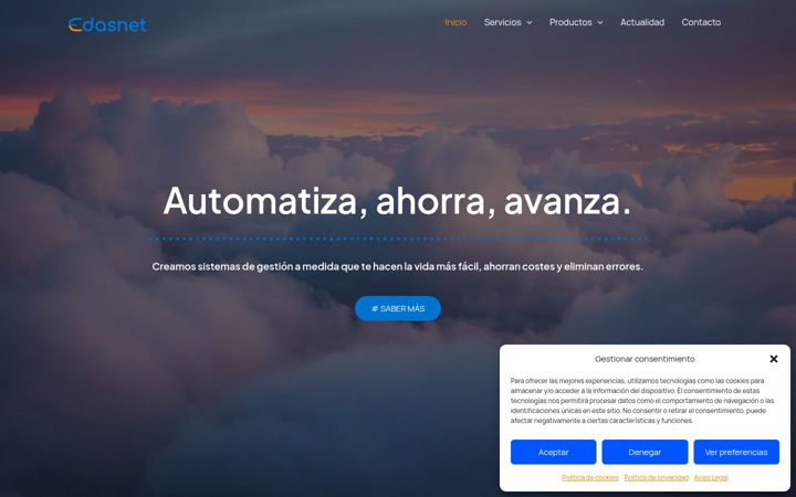 Screenshot of edasnet.es