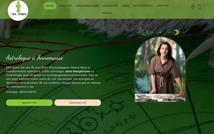 Screenshot of edaspirit.fr