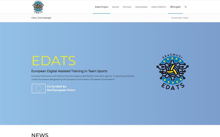 Screenshot of edats.eu