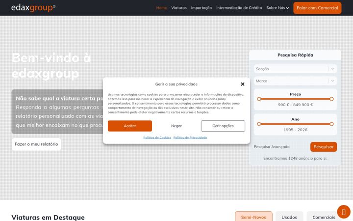 Screenshot of edax.pt