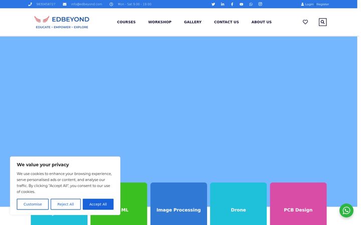 Screenshot of edbeyond.com