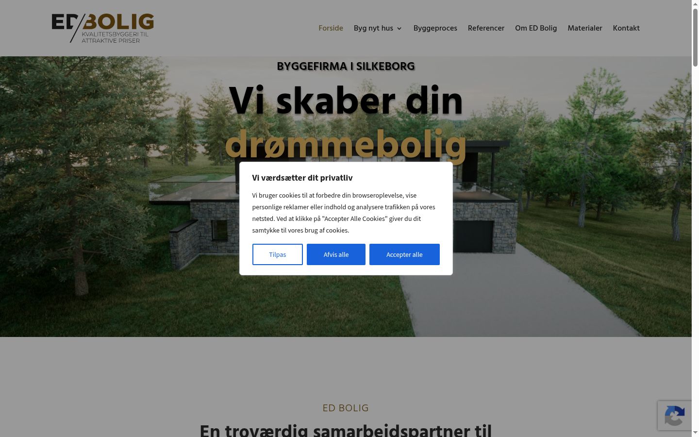 Képernyőkép a bármilyen interakció előtt megjelenő hozzájárulási bannerről