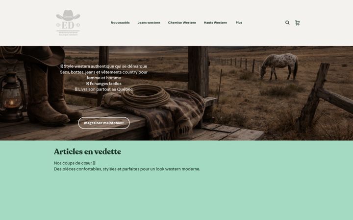 Ekrano kopija edboutique.ca