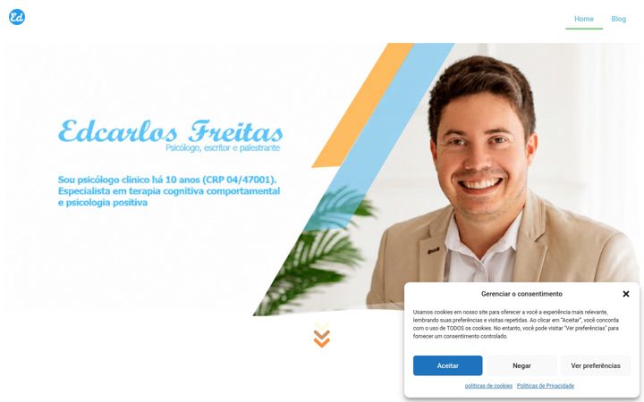 Screenshot of edcarlospsicologo.com.br