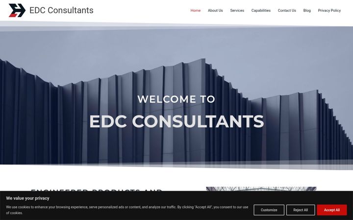 Screenshot ta' edcc.co.za