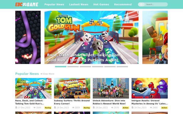 Screenshot of edcgame.com