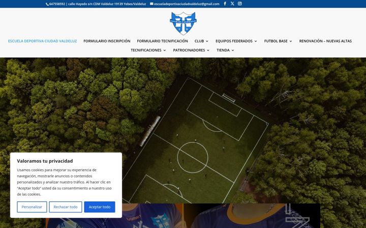 Screenshot of edciudadvaldeluz.es