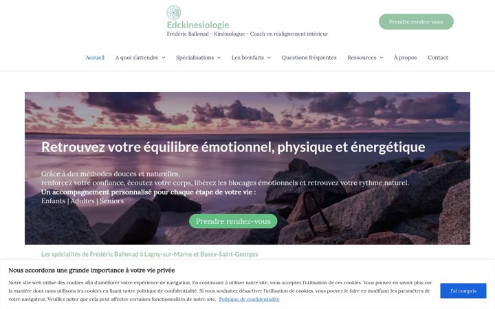 Screenshot of edckinesiologie.fr