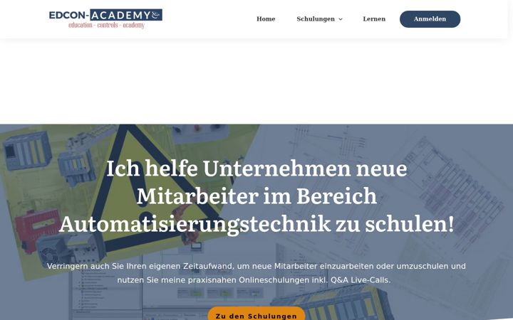 Snimka zaslona za edcon-academy.de
