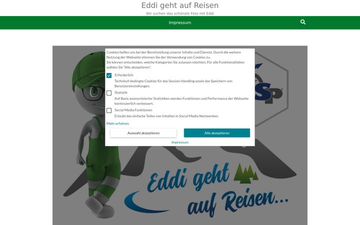 Snimka zaslona za eddi-geht-auf-reisen.de