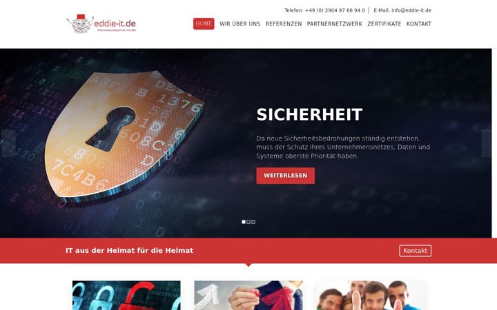 Snimka zaslona za eddie-it.de