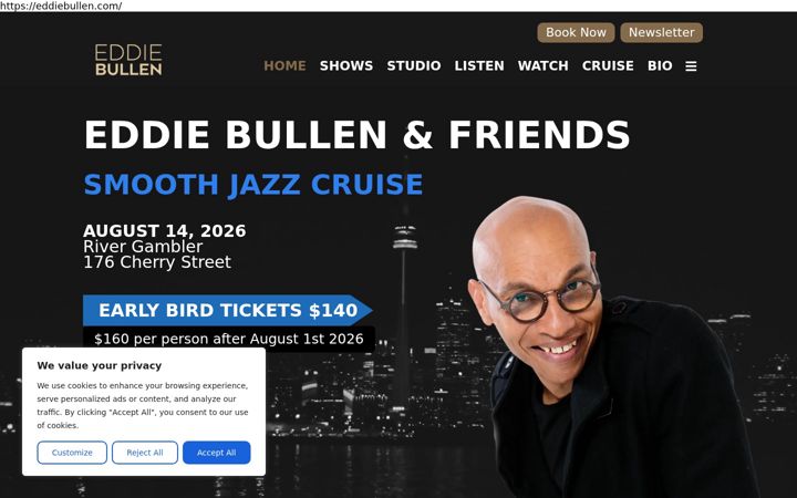 Screenshot of eddiebullen.com