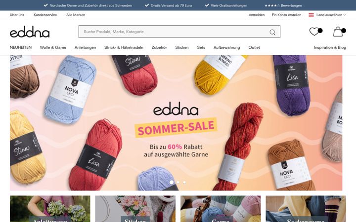 Screenshot of eddna.at