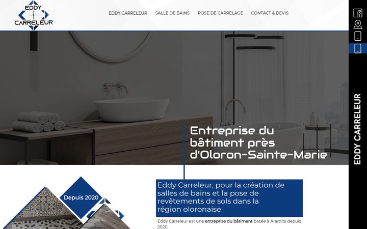 Screenshot of eddycarreleur.fr