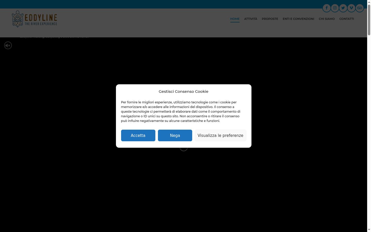 Screenshot des Einwilligungsbanners vor jeglicher Interaktion