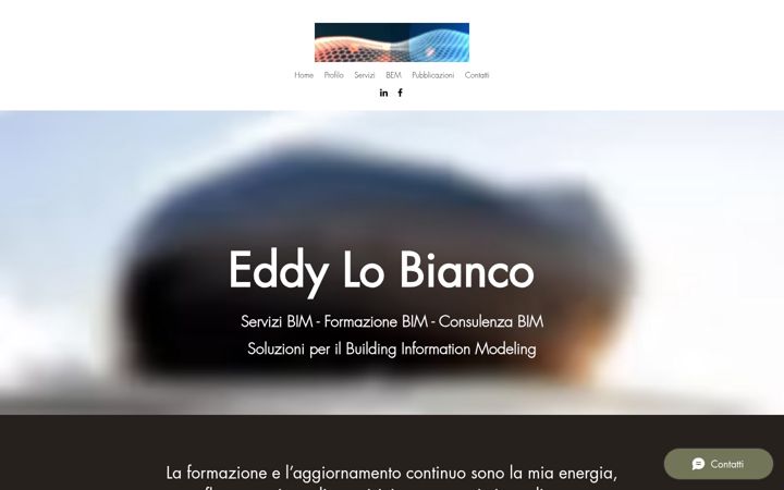 Screenshot of eddylobianco.com