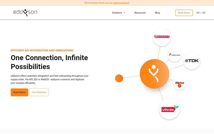 Screenshot of eddyson.com