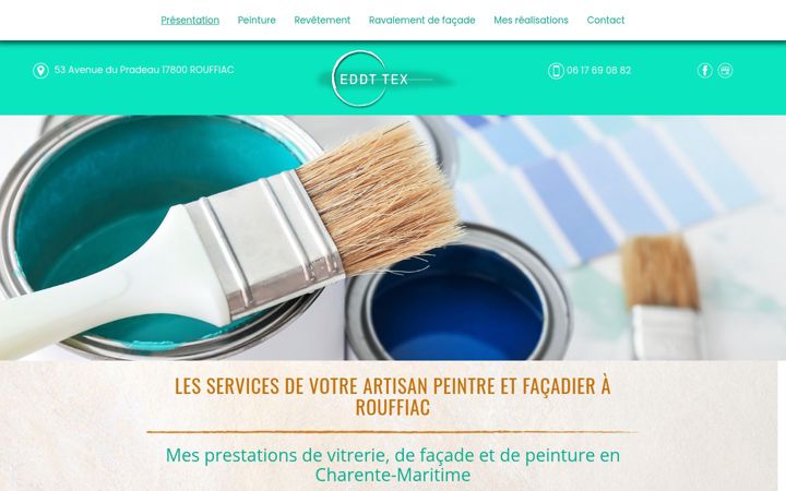 Screenshot of eddytex-peinture.fr