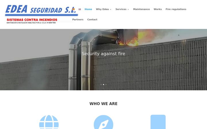 Skjermbilde av edeaseguridad.es