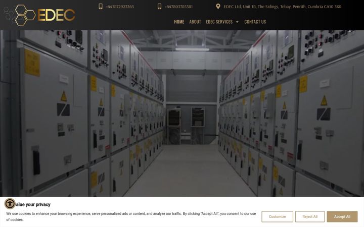Screenshot of edec.uk