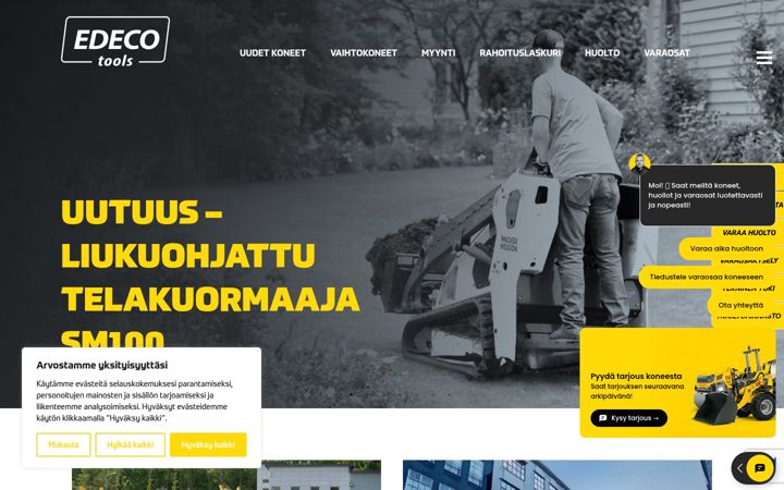 Captura de pantalla de edeco.fi