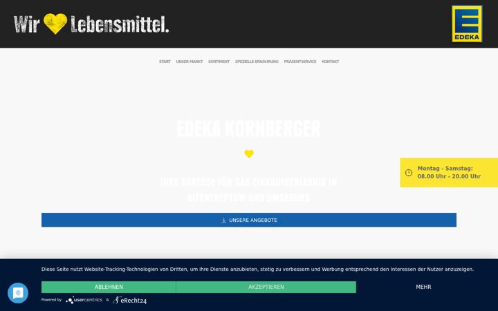Screenshot of edeka-altentreptow.de