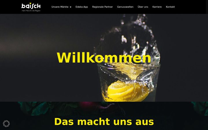 Screenshot of edeka-baisch.de