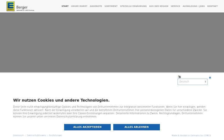 Screenshot of edeka-berger-flensburg.de