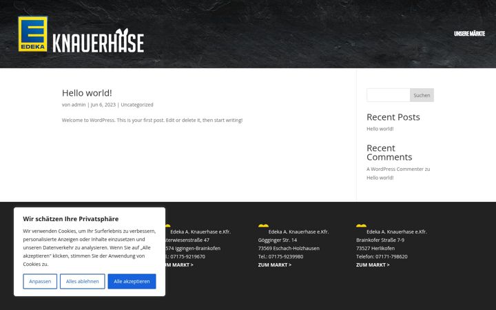 Screenshot of edeka-knauerhase.com