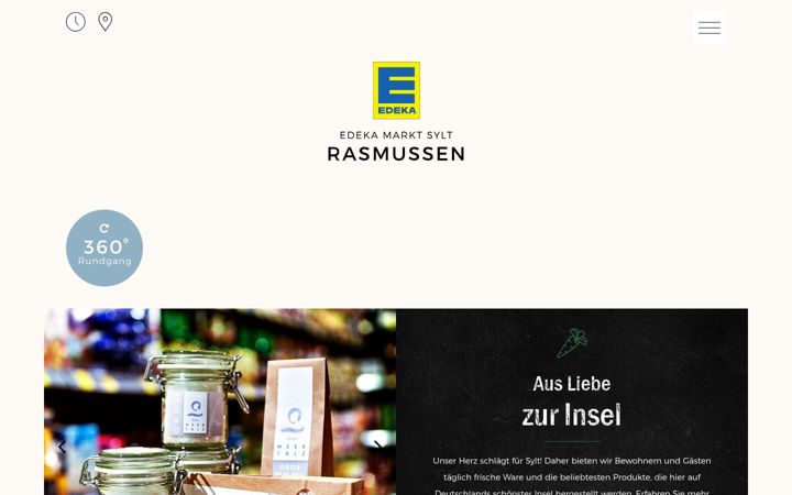 Screenshot of edeka-rasmussen.de