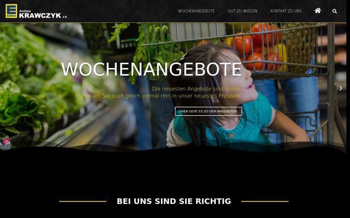 Screenshot of edeka-schwabach.de