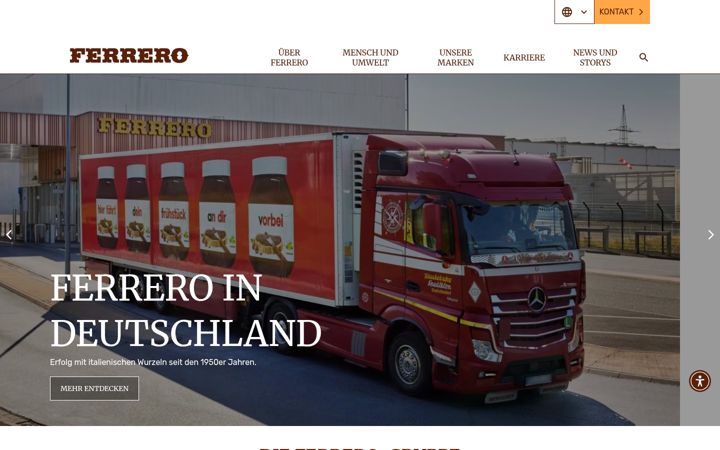 Skärmbild av edeka-weihnachtsleckerei.de