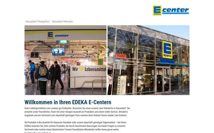 Ekrānuzņēmums no edeka-wersten.de