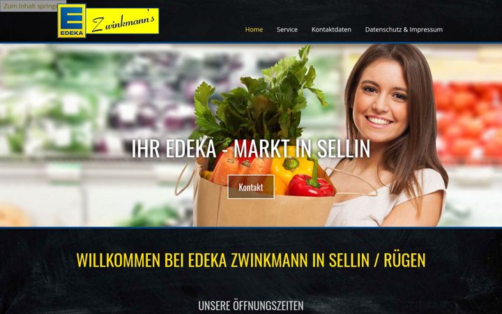 Ekrano kopija edeka-zwinkmanns.de