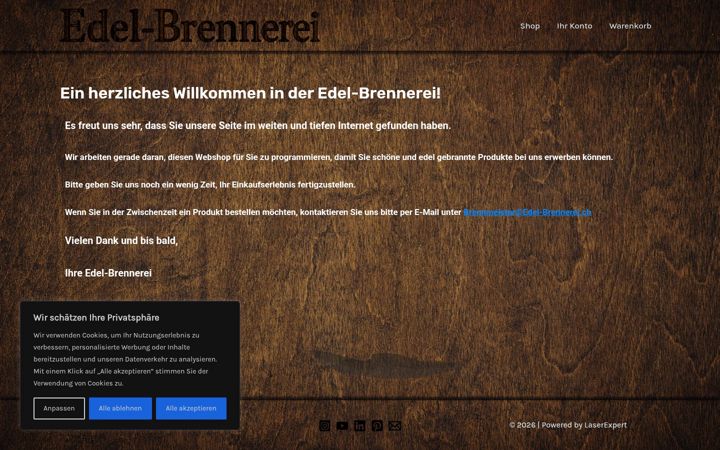 Ekrano kopija edel-brennerei.ch