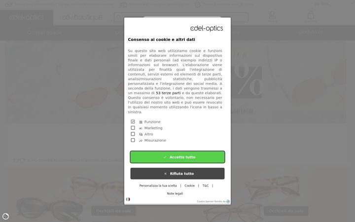 Screenshot of edel-optics.it