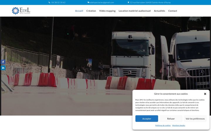 Screenshot of edel-spectacles.com