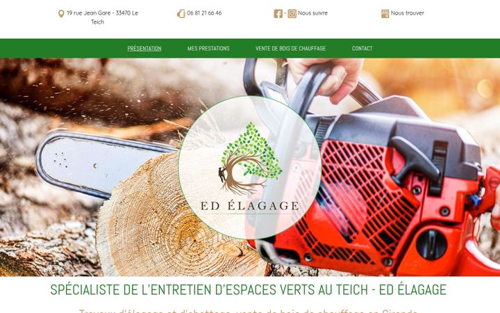 Screenshot of edelagage.fr