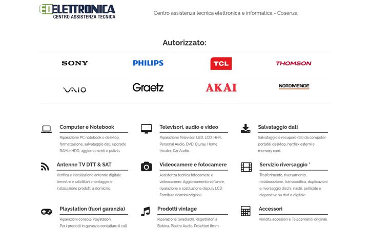 Screenshot of edelettronica.net